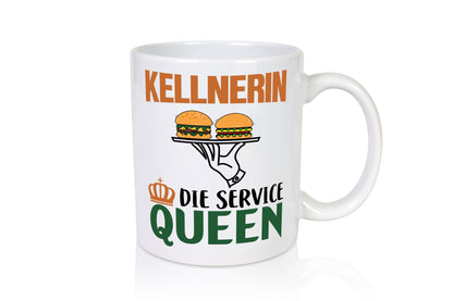 Kellnerin die service Queen | Resturant Kellnern Humor Geschenkidee Tasse