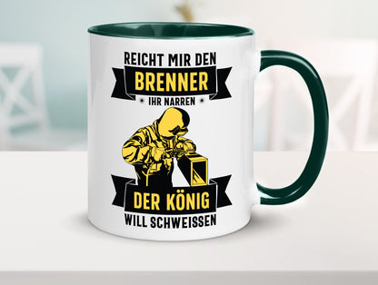 König will schweissen | Schweisser Sterne lustiger Spruch Geschenk Humor