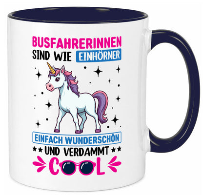 Bussfahrerinen sind wie einhorner | Einhorn Bussfahrerin Geschenkidee Humor