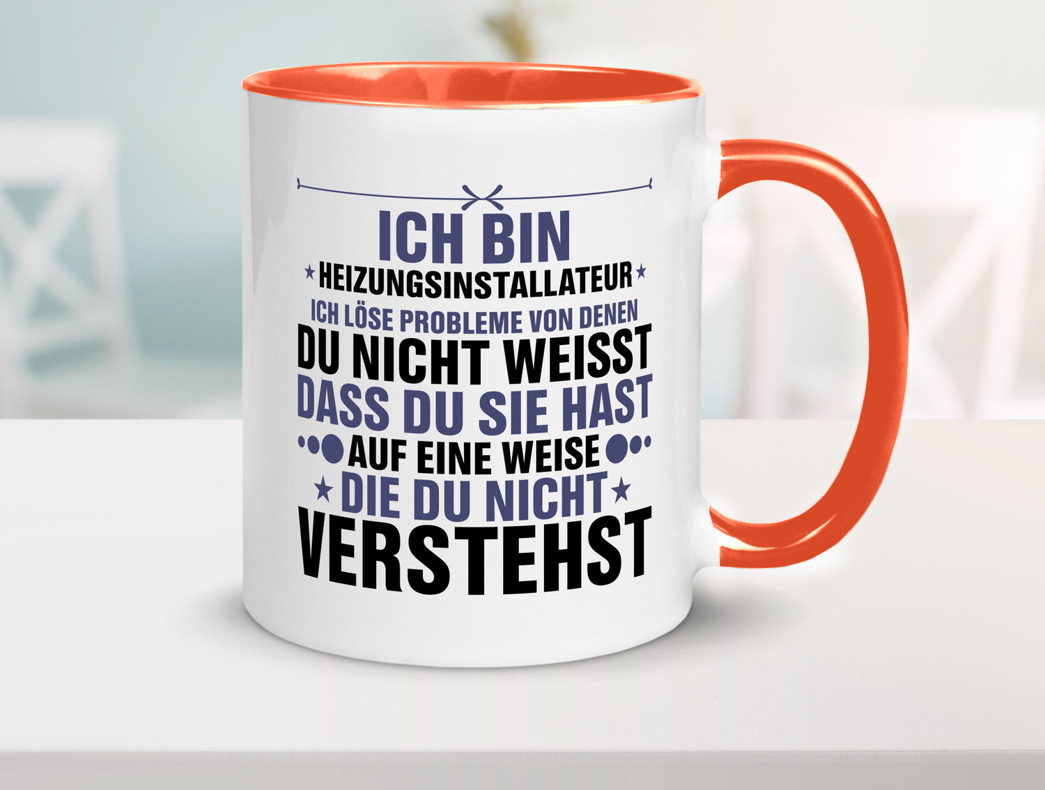 Löse Probleme: Heizungsinstallateur | Heizungsbauer lustiger Spruch Geschenk