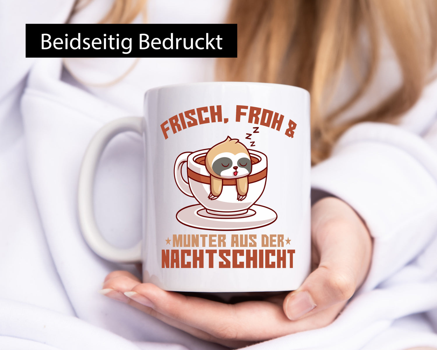 Frisch froh und Munter | Nachtschicht Altenpfleger v2 Geschenk Humor