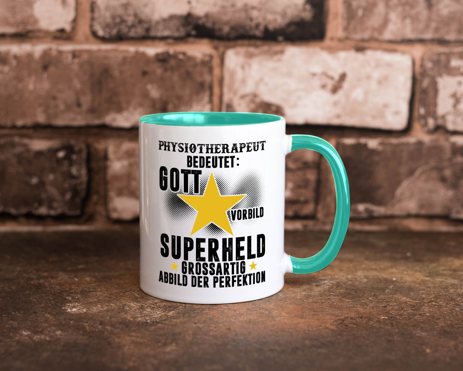 Bedeutung von Physiotherapeut lustiger Spruch Geschenk Humor Geschenkidee Tasse