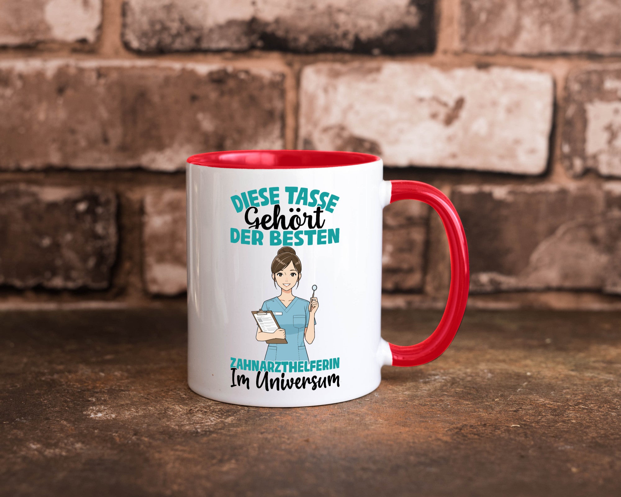 Im Universum: Zahnarzthelferin | Zahnmedizin Humor Geschenkidee Tasse