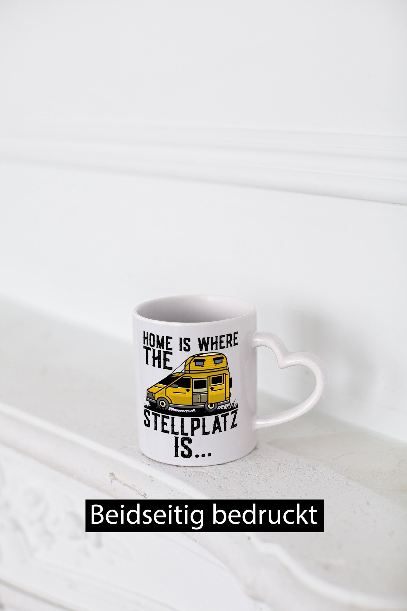 Camping | Wohnmobil Camper-Liebe Stellplatz Panorama Geschenkidee Humor Tasse