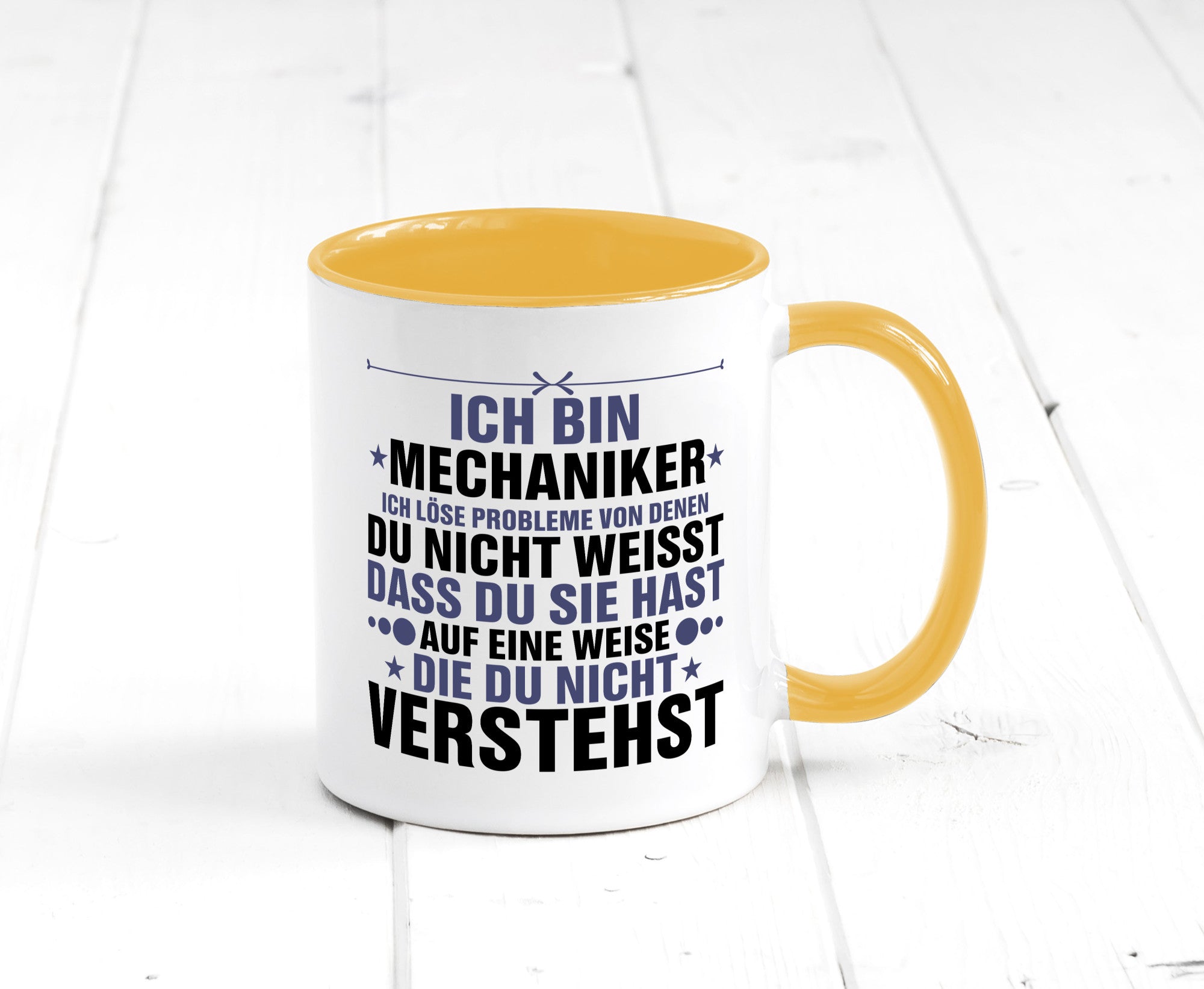 Löse Probleme: Mechaniker | KFZ Werkstatt lustig Humor Geschenkidee Geschenk