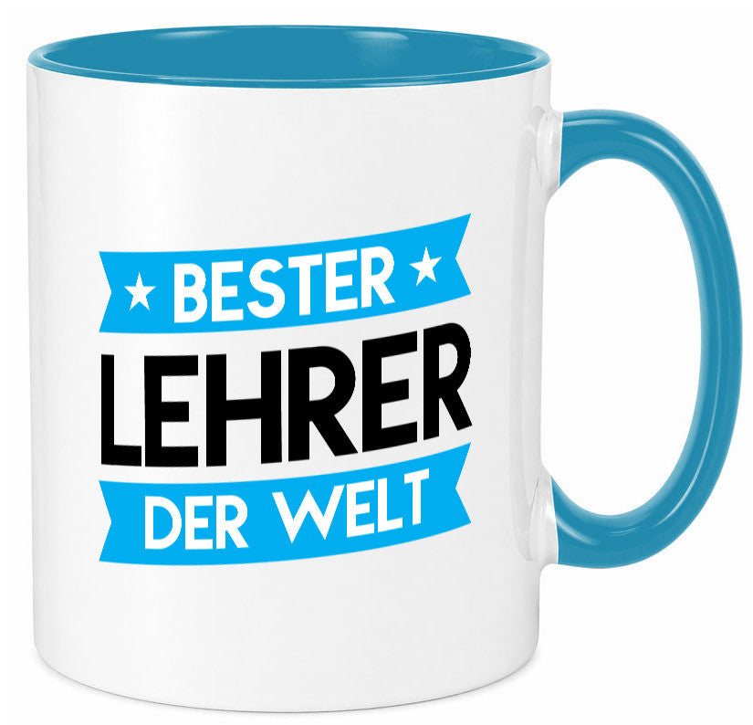 Bester Lehrer | Schule Beruf Schüler Geschenkidee Arbeit Kollegen Büro Humor Tasse