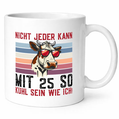 Mit 25 so gut aussehen | 24. Geburtstag Landwirt Bauer Humor Geschenkidee Tasse