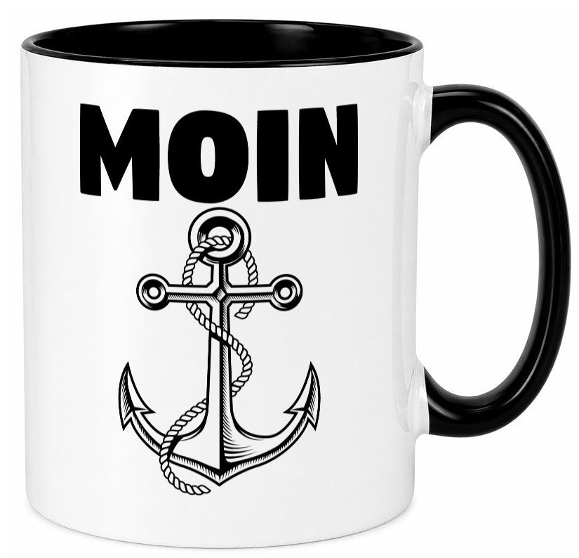 Moin Anker | Norddeutschland Tasse Norddeutscher Humor Geschenkidee