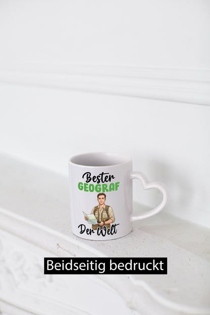 Bester Geograf | Geografie v2 Geschenkidee Humor Tasse