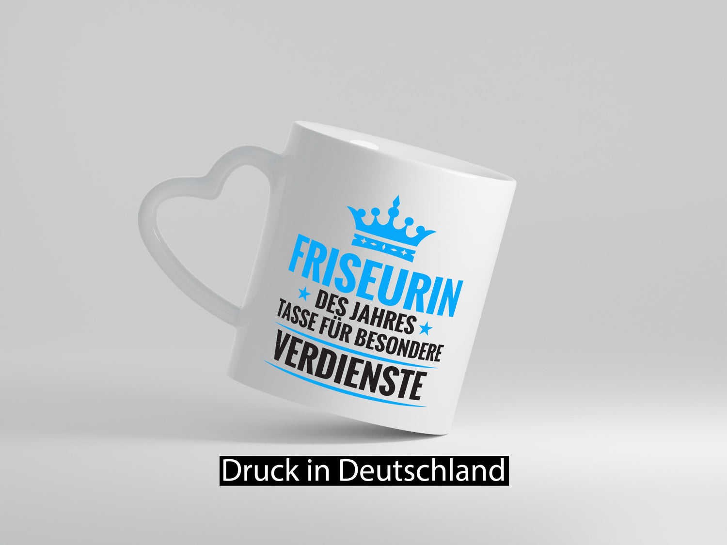 Besonderer Verdienst: Friseurin | Friseuse Frisörin Geschenk Humor Geschenkidee