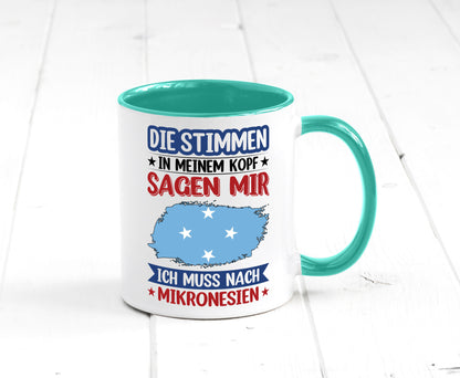 Mikronesien | Urlaub Stimmen in meinem Kopf Traumland Geschenk Humor