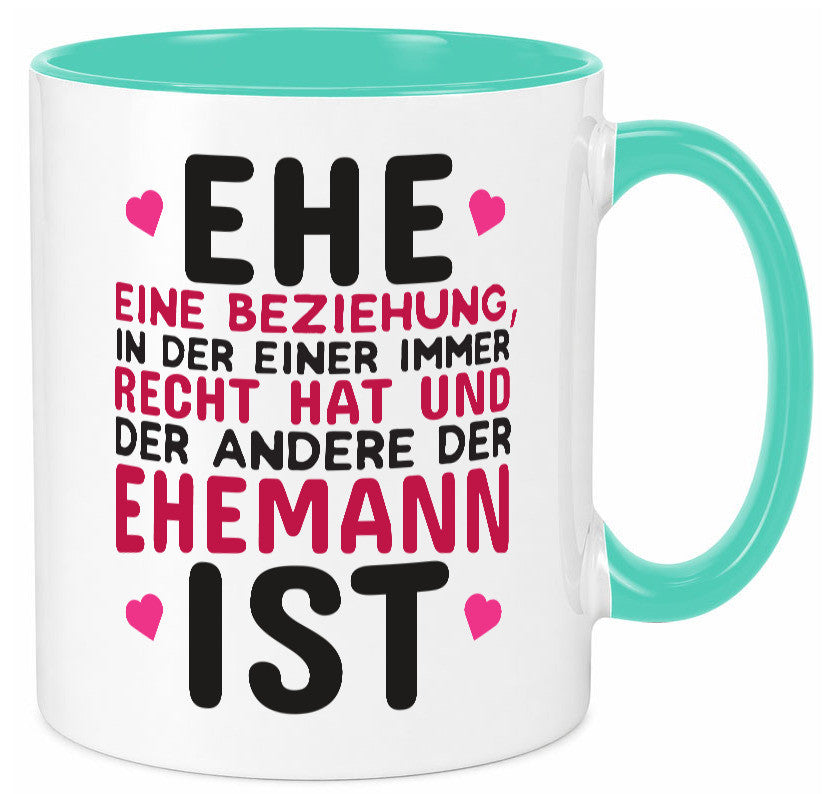 Ehepaar Spruch | Beziehung Tasse Ehemann Geschenk Humor Geschenkidee lustiger