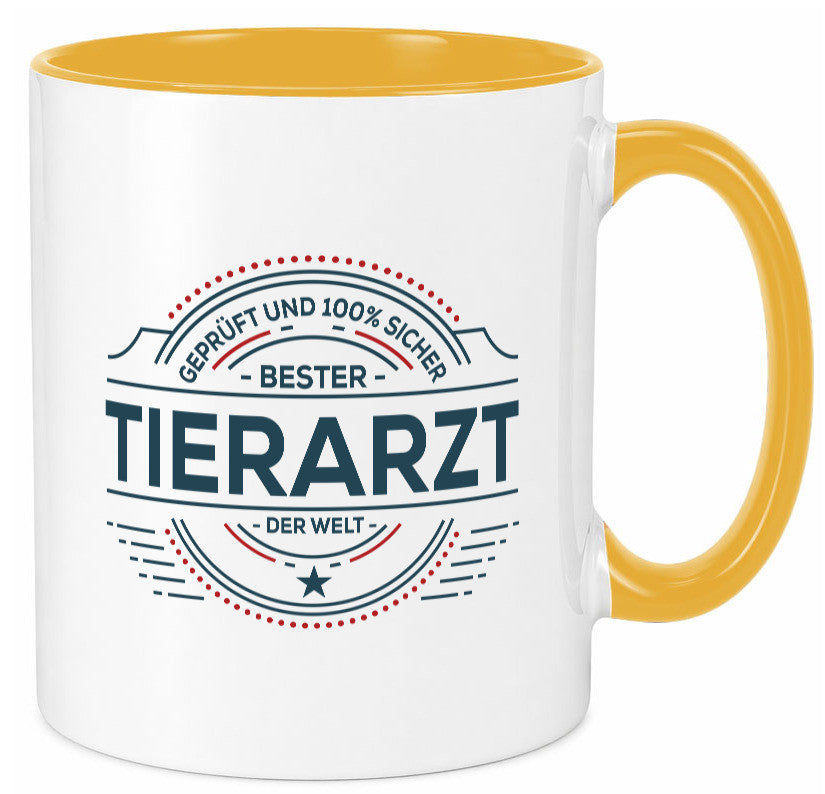 Geprüft und sicher: Tierarzt | Tiermedizin Mediziner Humor Tierliebhaber