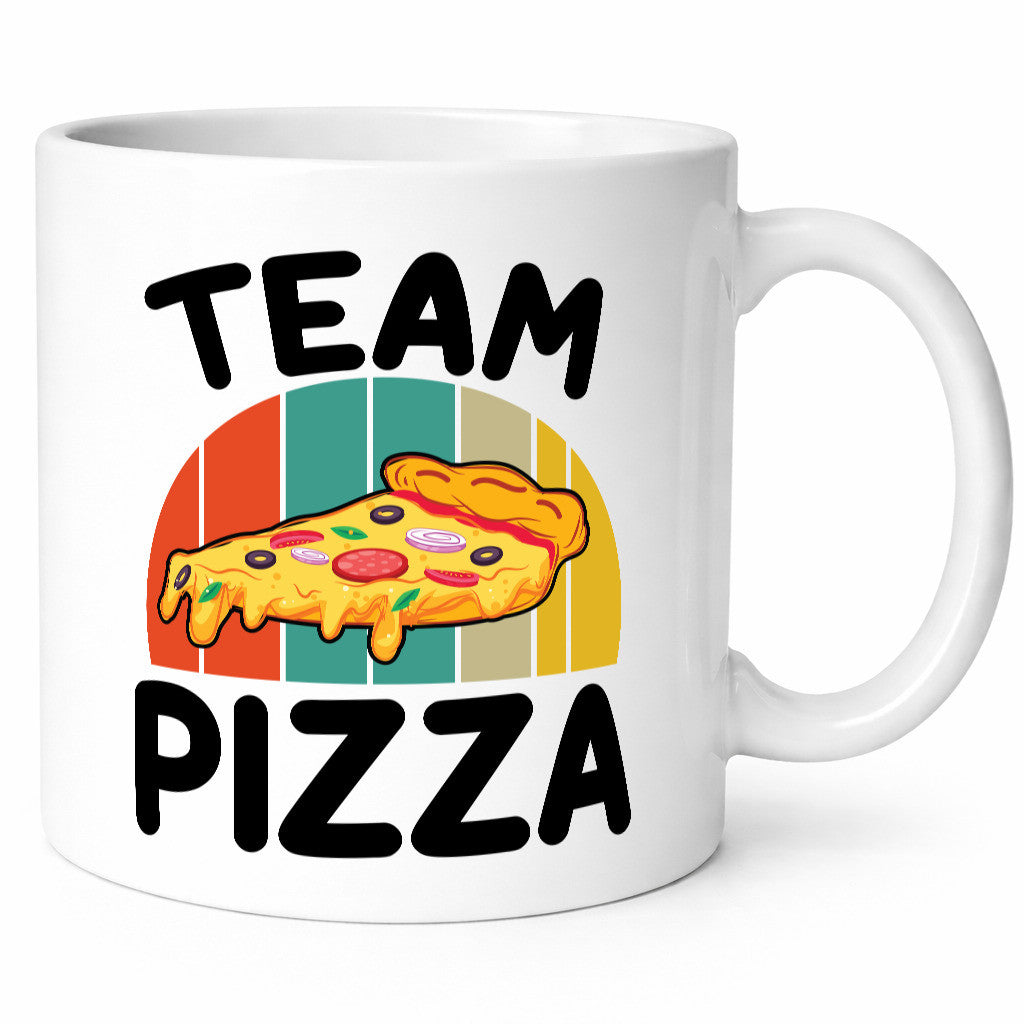 Team Pizza | Liebhaber lustiger Spruch Geschenk Humor Geschenkidee Tasse