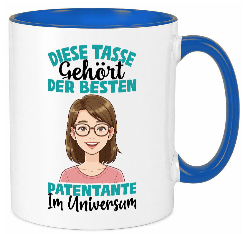 Im Universum: Patentante | Beste Tante Geschenk Humor Geschenkidee lustiger Tasse