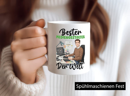 Bester Mediengestalter | Medien v2 Geschenk Humor Geschenkidee lustiger Spruch