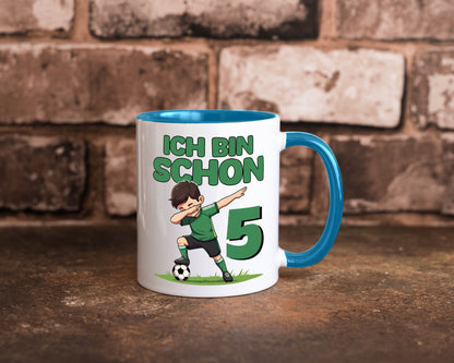 5. Geburtstag | 5 Jahre Fußballer lustiger Spruch Geschenk Geschenkidee Tasse