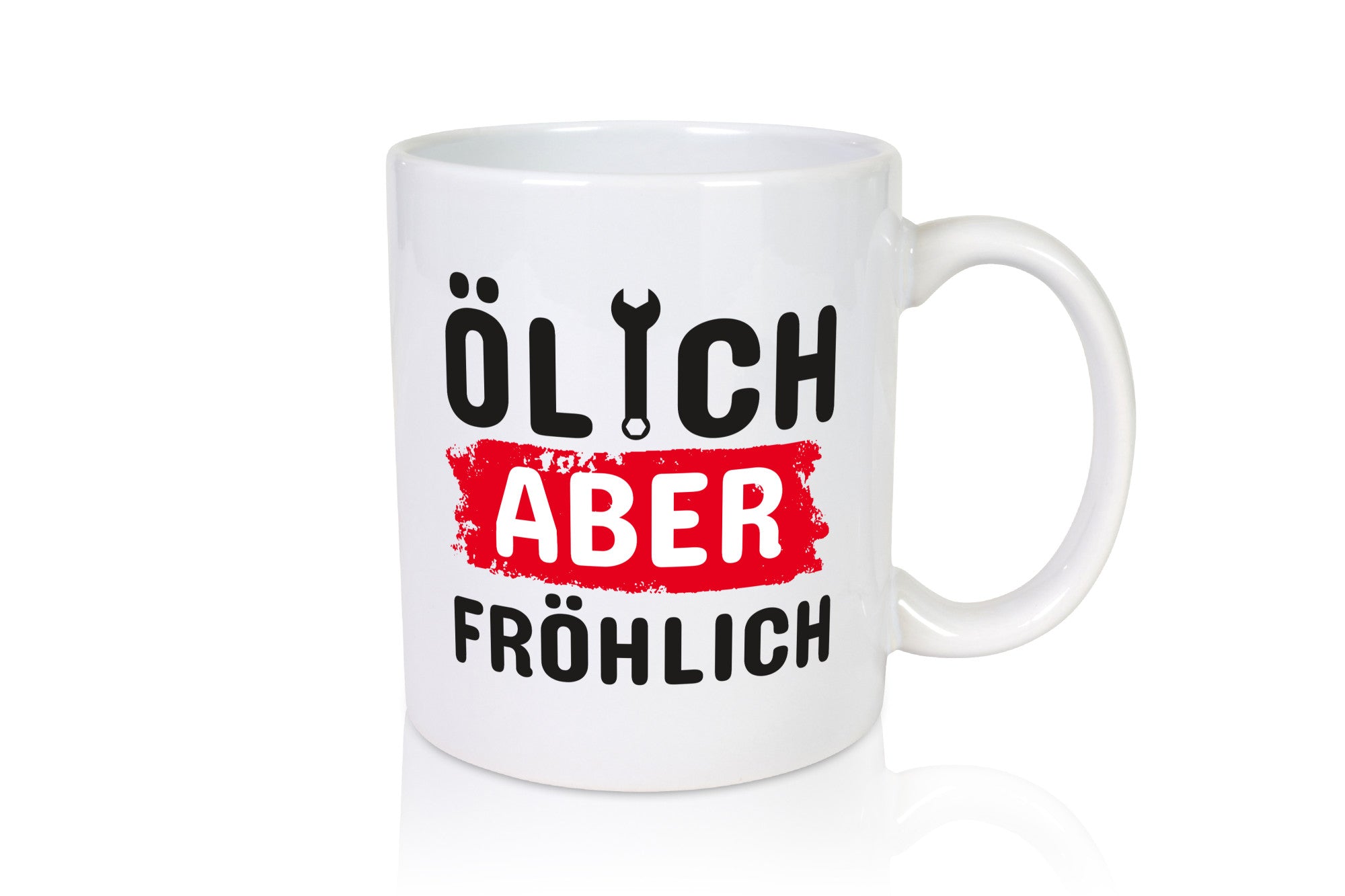 Ölich aber fröhlich | Werkstatt Tasse Mechaniker lustig Humor Geschenkidee