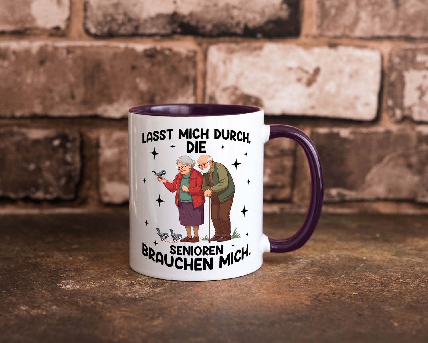Senioren brauchen mich | Altenpflege Pflegekraft lustiger Spruch Geschenk Humor