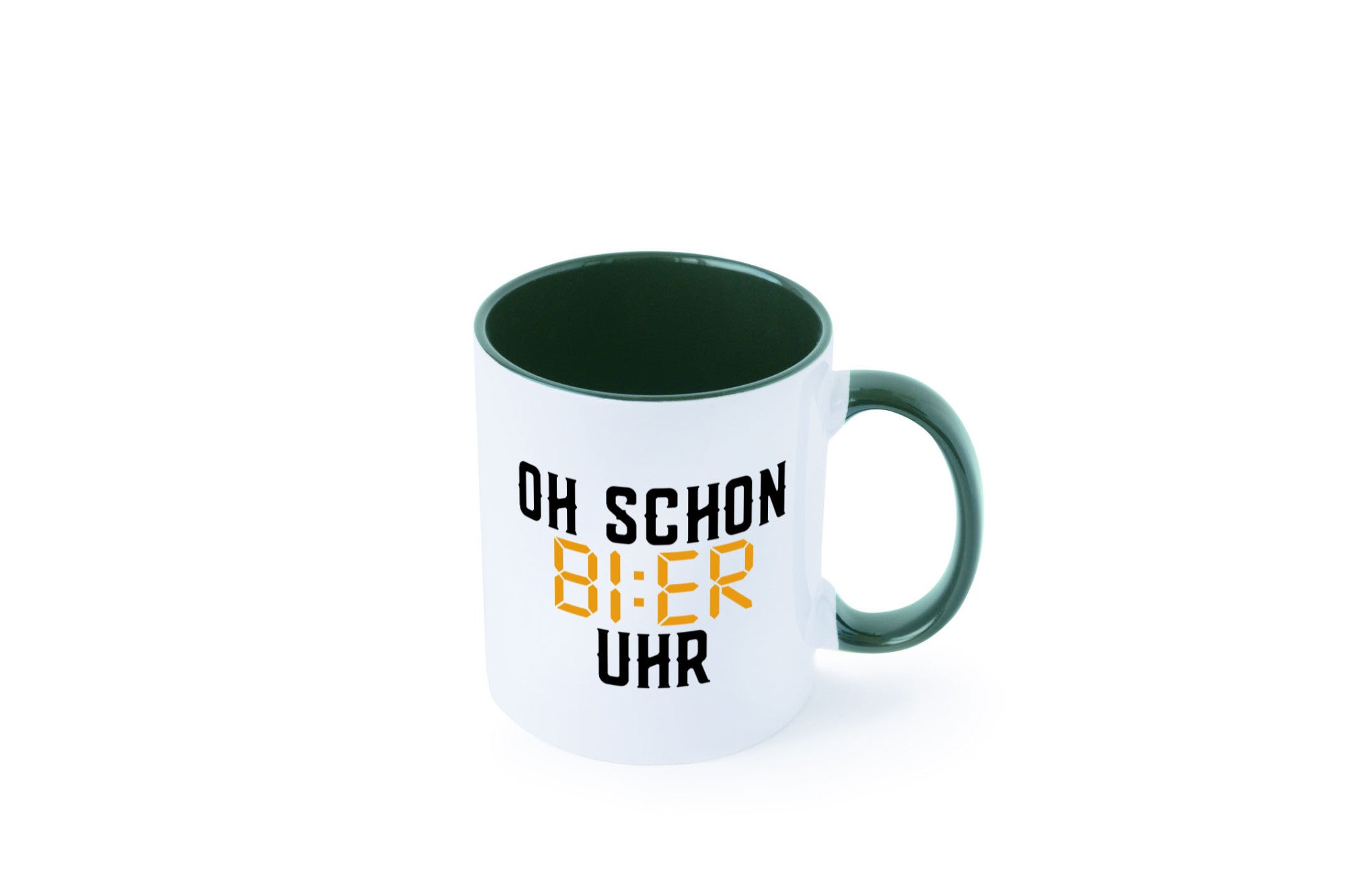 Oh schon Bier Uhr | Biertrinker Party Feiern Pils Humor Geschenkidee Tasse