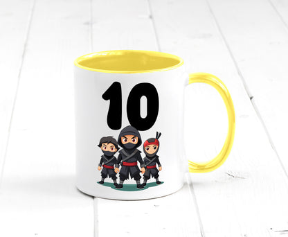 10. Geburtstag | 10 Jahre Ninja Humor Geschenkidee Tasse