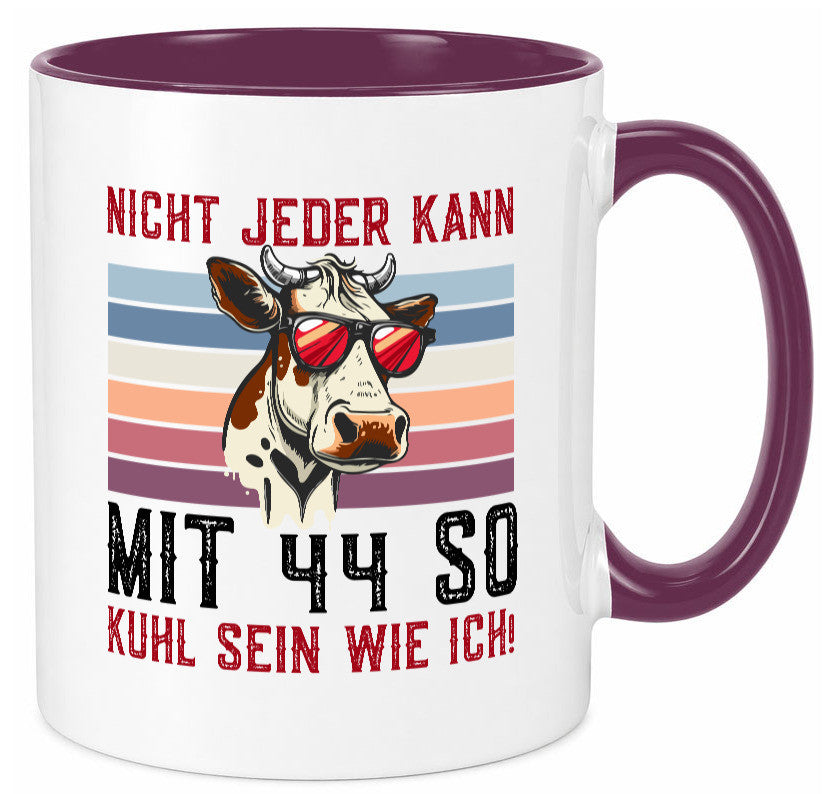 Mit 44 so gut aussehen | 44. Geburtstag Landwirt Bauer v2 lustig Geschenkidee Tasse