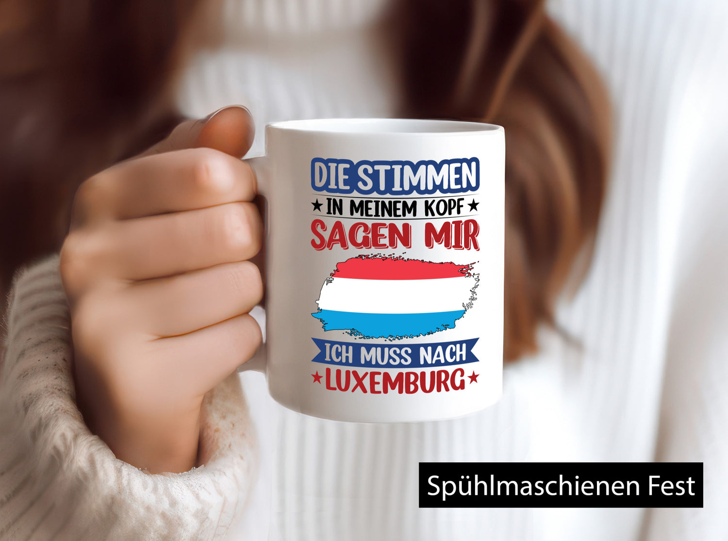 Luxemburg | Urlaub Stimmen in meinem Kopf Traumland lustig Humor Geschenkidee