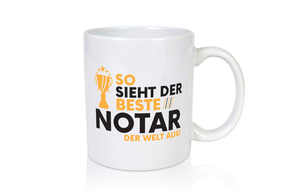 Der Weltbeste Notar | Jurist Geschenkidee Humor Tasse