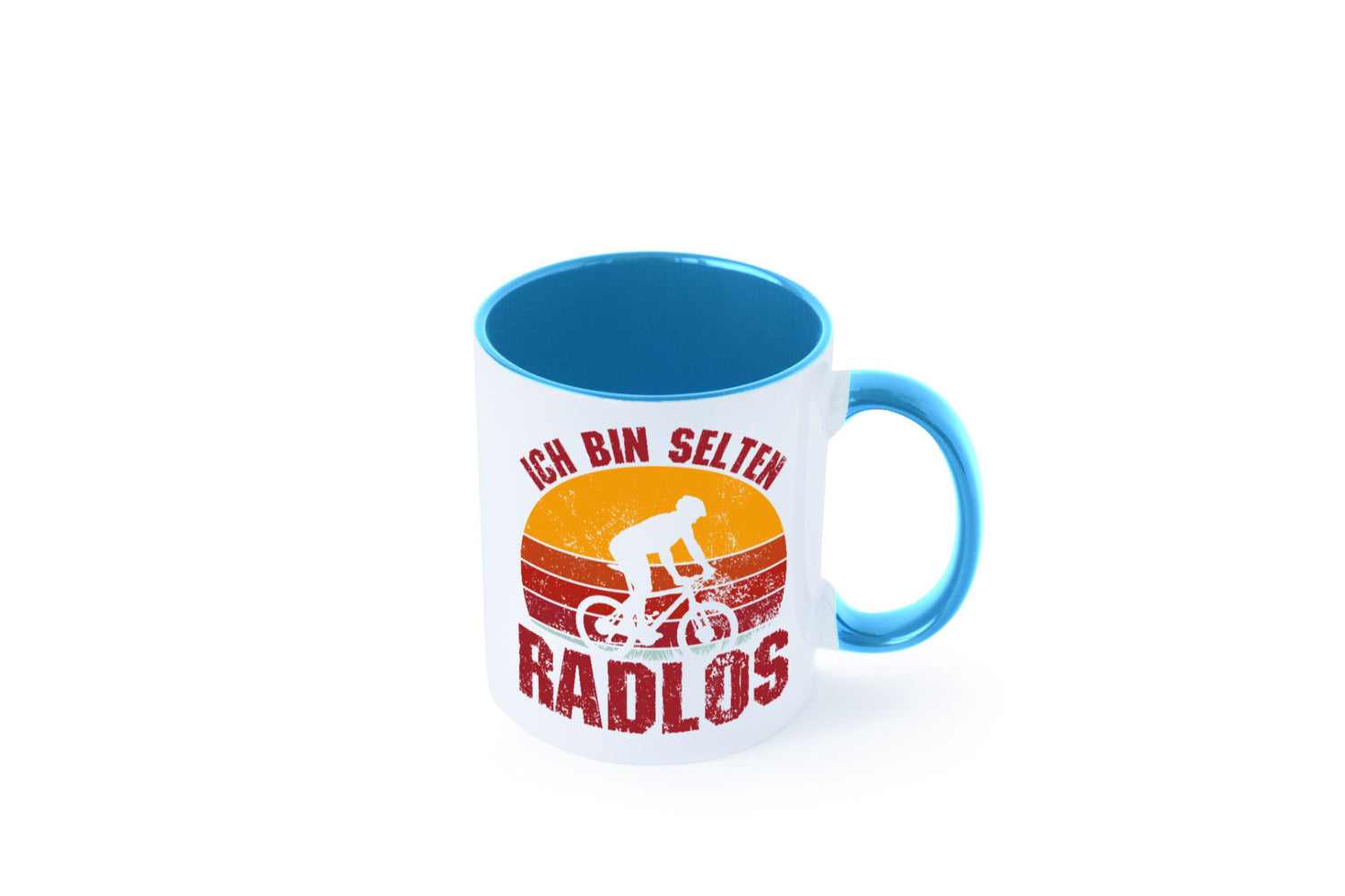 Ich bin Selten Radlos | Radfahrer Mountainbike Humor Geschenkidee Tasse