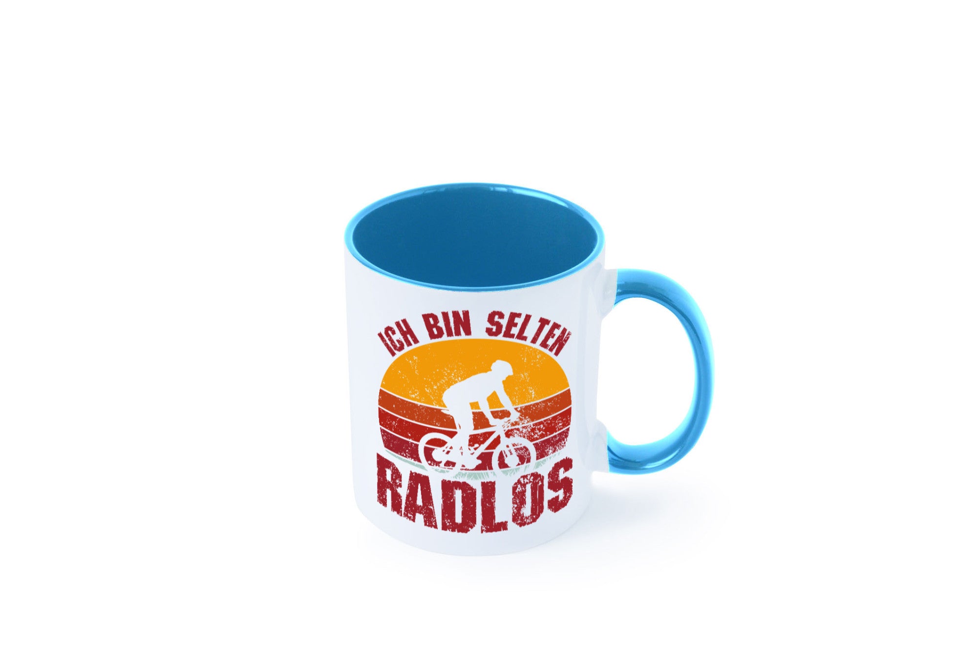 Ich bin Selten Radlos | Radfahrer Mountainbike Humor Geschenkidee Tasse