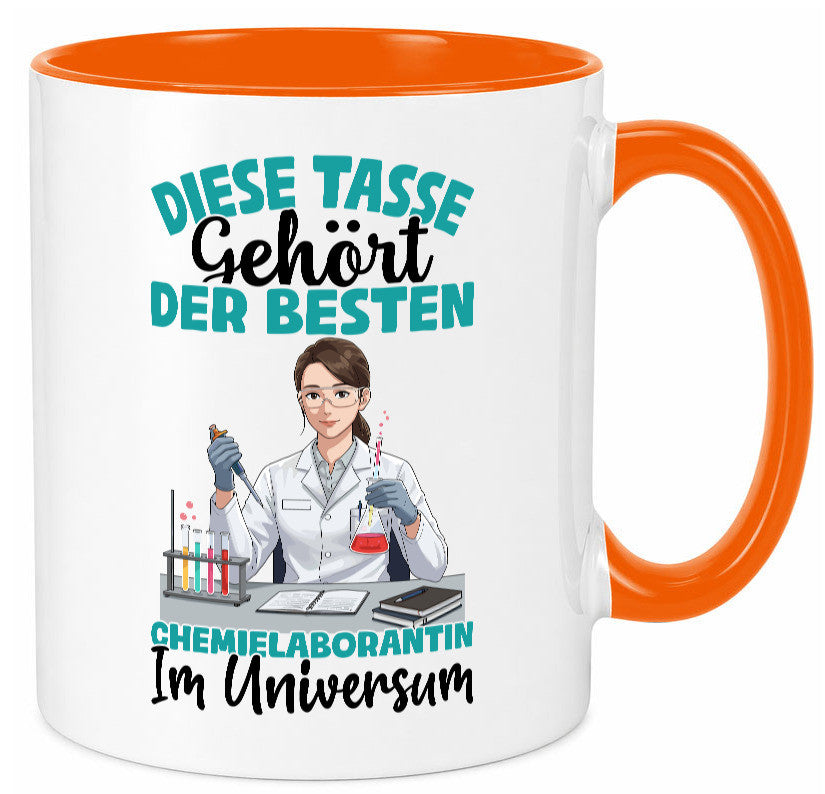 Im Universum: Chemielaborantin | Laborantin Chemie lustiger Spruch Geschenk