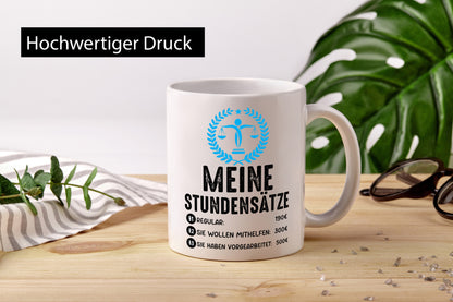 Mein Stundensatz | Ausbeutung Arbeit Geschenk Kollegen Büro lustiger Spruch