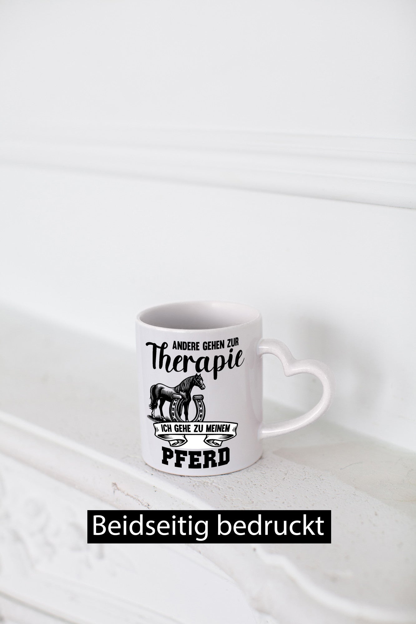 Andere gehen zur Therapie ich gehe zu meinem Pferd Humor Geschenkidee Tasse