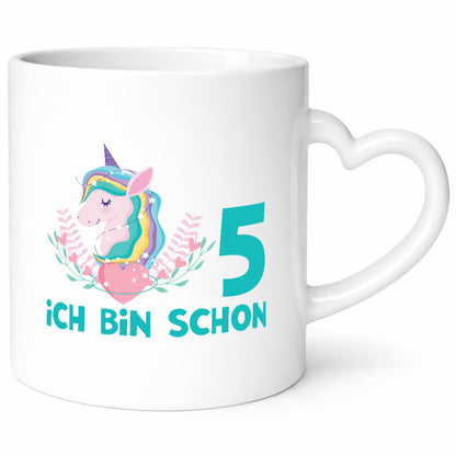Ich bin schon 5 | 5. Geburtstag Jährige Einhorn Geschenk Geschenkidee lustiger
