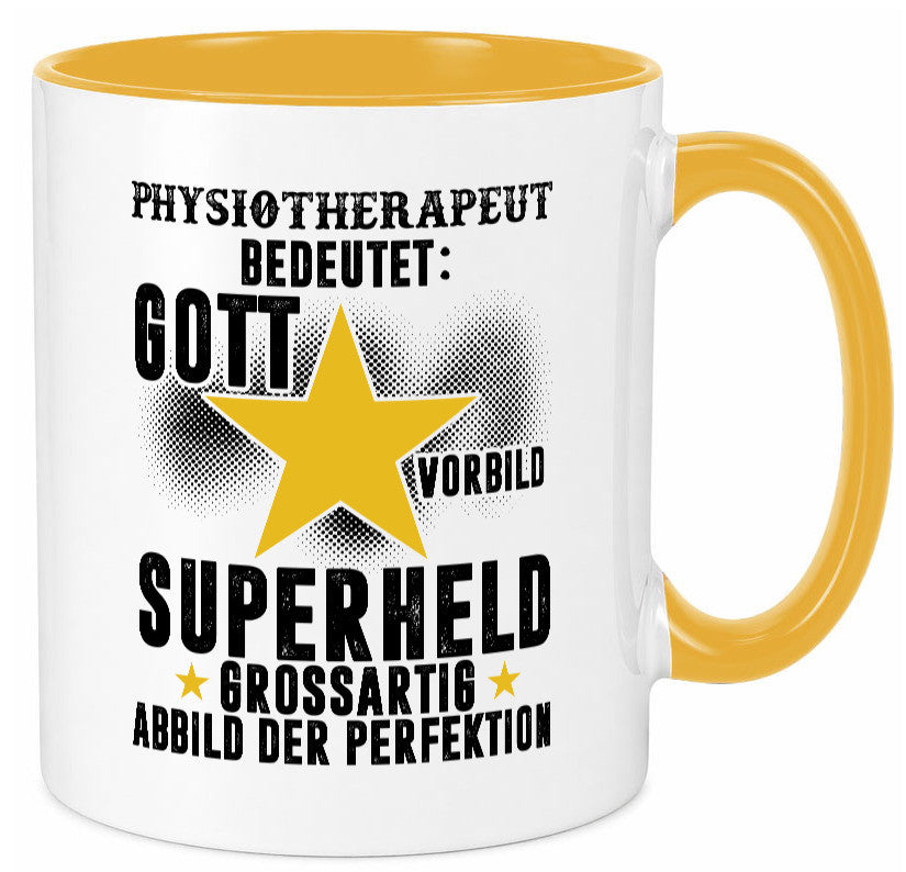 Bedeutung von Physiotherapeut lustiger Spruch Geschenk Humor Geschenkidee Tasse