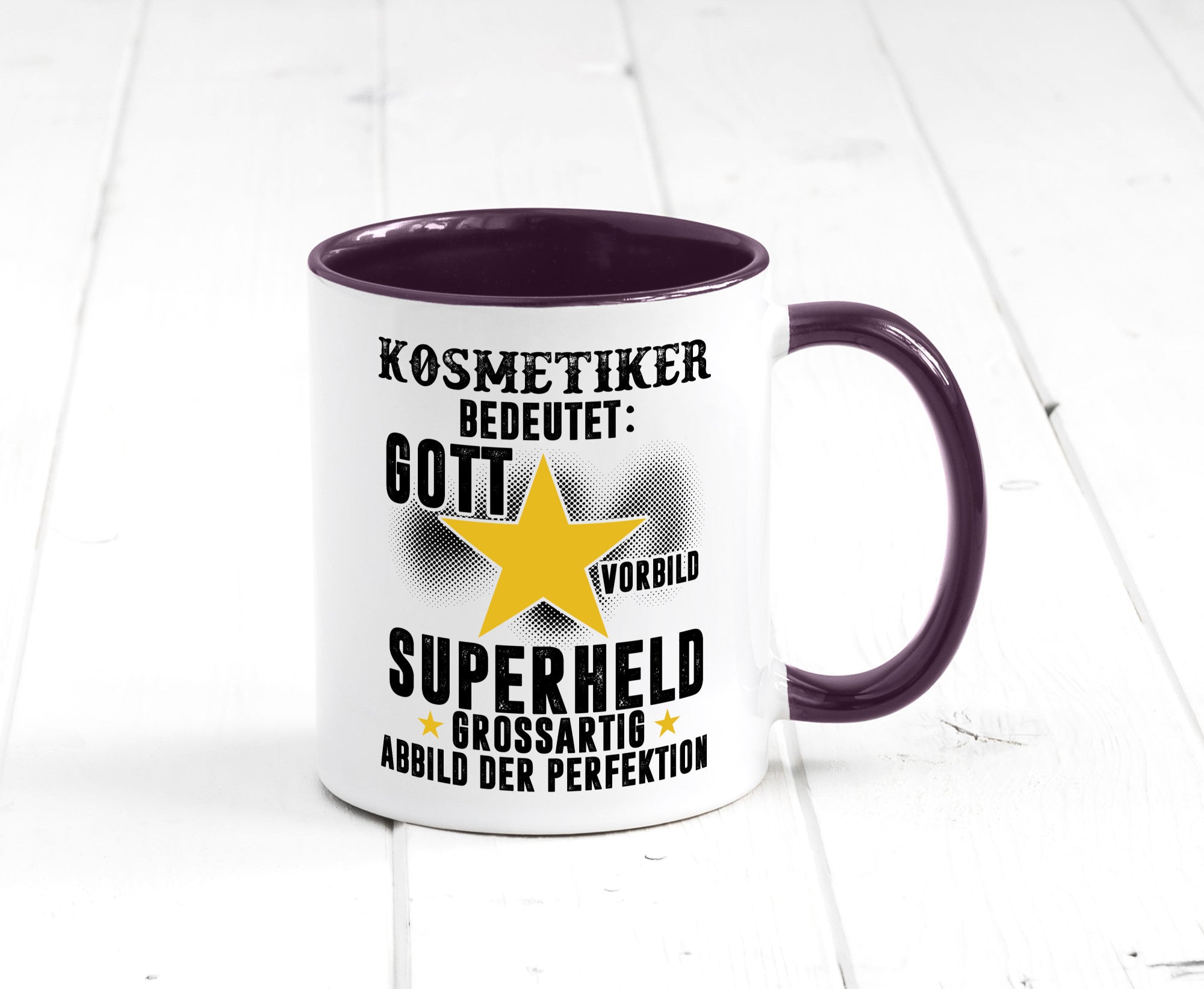 Bedeutung von Kosmetiker | Kosmetik Stylist Visagist Geschenkidee Humor Tasse