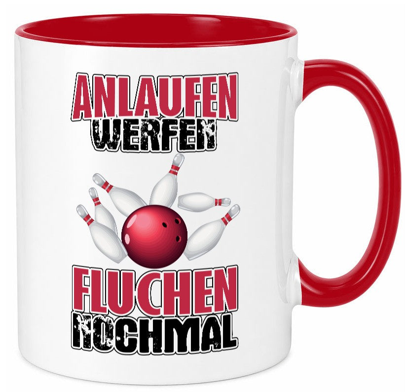 Bowling Tasse Geschenk Humor Geschenkidee lustiger Spruch