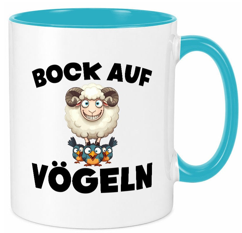 Bock auf Vögeln | Vögel Lustig v2 Humor Geschenkidee Geschenk Tasse