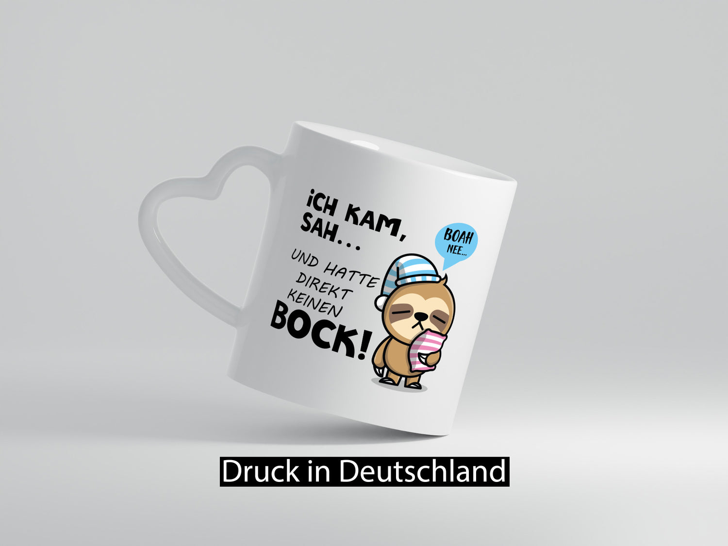 Ich kam, sah und hatte direkt kein Bock | Müdes Faultier Geschenk Tierliebhaber