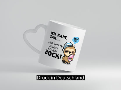 Ich kam, sah und hatte direkt kein Bock | Müdes Faultier Geschenk Tierliebhaber