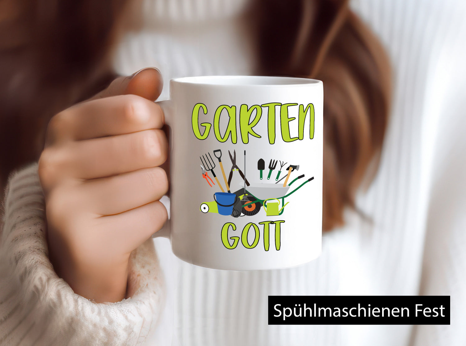 Garten Gott | Gärtner Gartenarbeit Humor Arbeit Kollegen Büro Geschenkidee Tasse