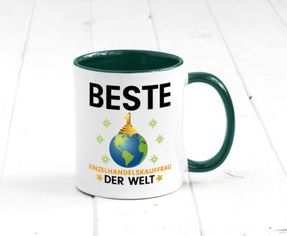 Welt Beste Einzelhandelskauffrau | Einzelhandel Geschenkidee Humor Tasse