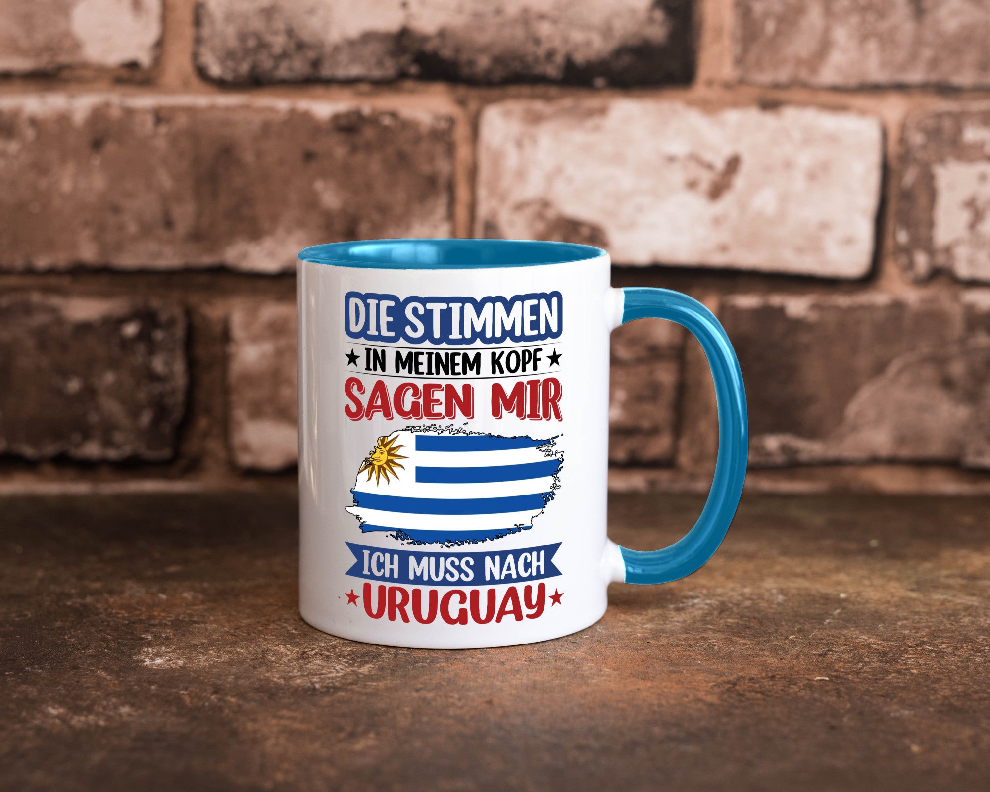 Uruguay | Urlaub Stimmen in meinem Kopf Traumland Geschenk Humor Geschenkidee