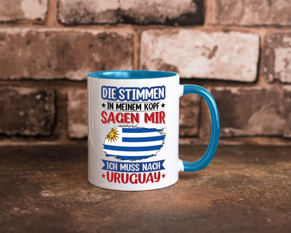 Uruguay | Urlaub Stimmen in meinem Kopf Traumland Geschenk Humor Geschenkidee