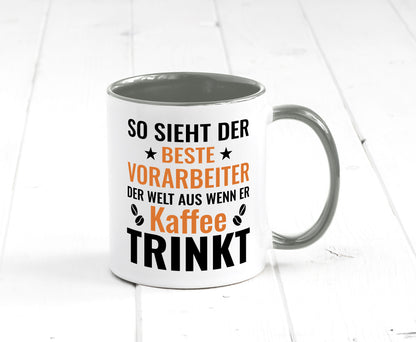 Kaffee trinkt: Vorarbeiter | Kollege Teamleiter Geschenk Arbeit Kollegen Büro
