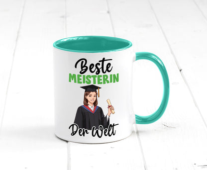 Beste Meisterin | Meisterbrief v2 Geschenk Humor Geschenkidee lustiger Spruch
