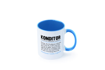 Konditor | Spruch Definition Konditorei lustiger Geschenk Humor Geschenkidee