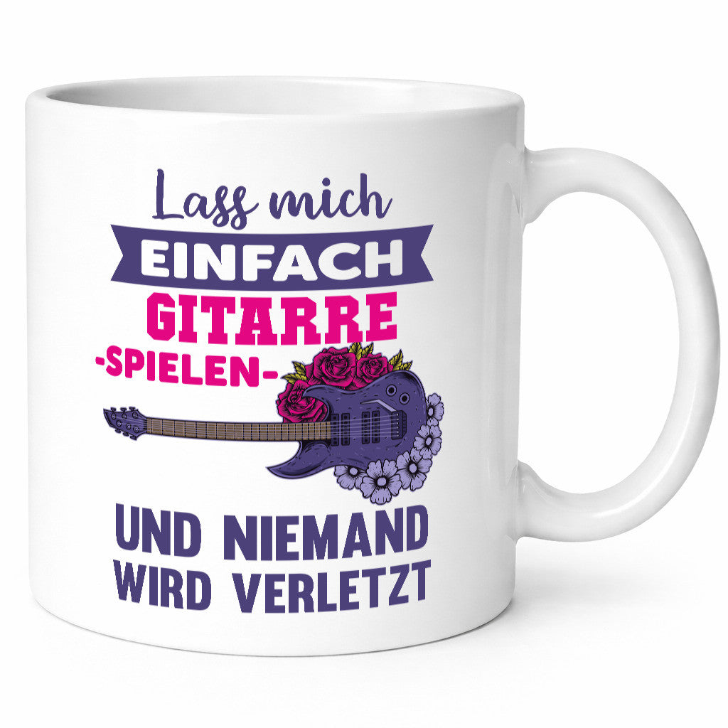 Lass mich Gitarre spielen und niemand wird verletzt lustig Humor Geschenkidee