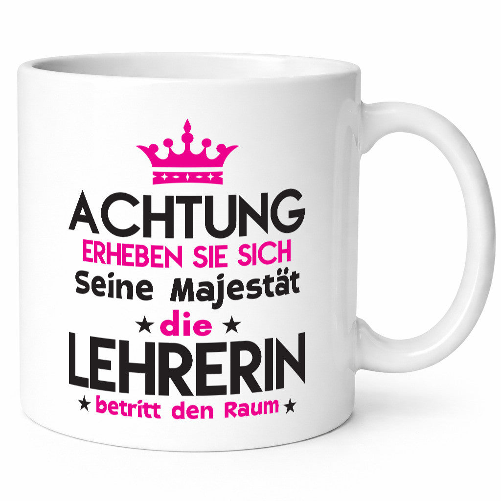 Seine Majestät Lehrerin | Schule Beruf Schüler lustig Arbeit Kollegen Büro