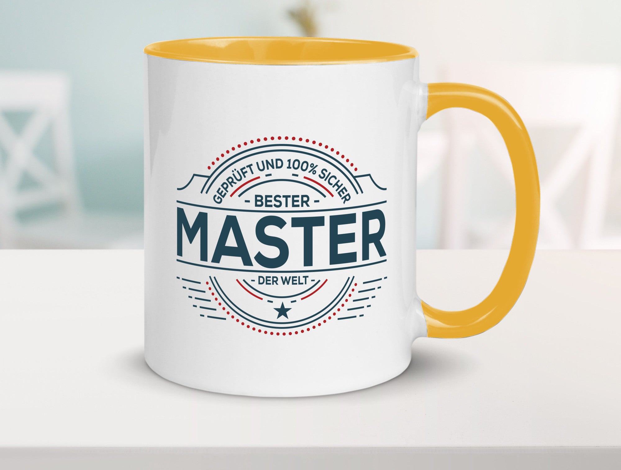 Geprüft und sicher: Master | Universität Student lustig Humor Geschenkidee